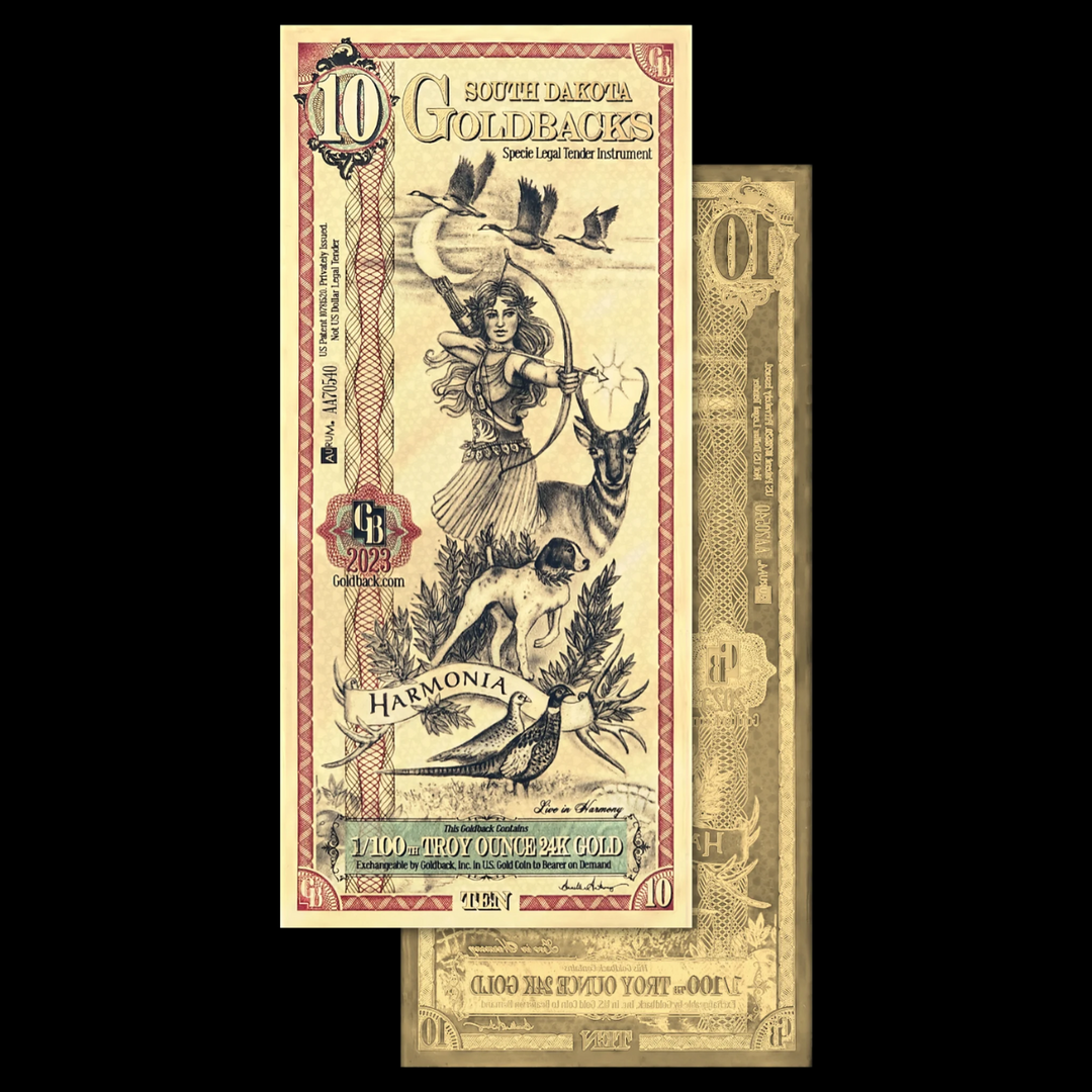 10 Goldback Note