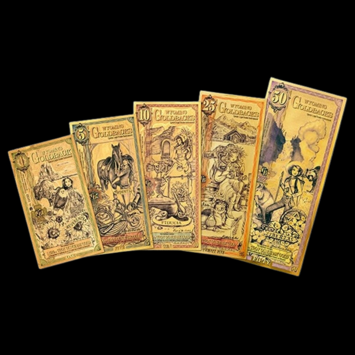 10 Wyoming Goldback Note - Fiducia