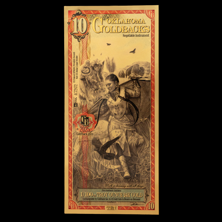 10 Goldback Note