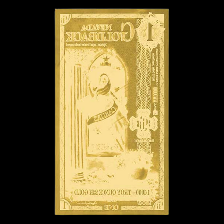 1 Nevada Goldback Note - Caritas