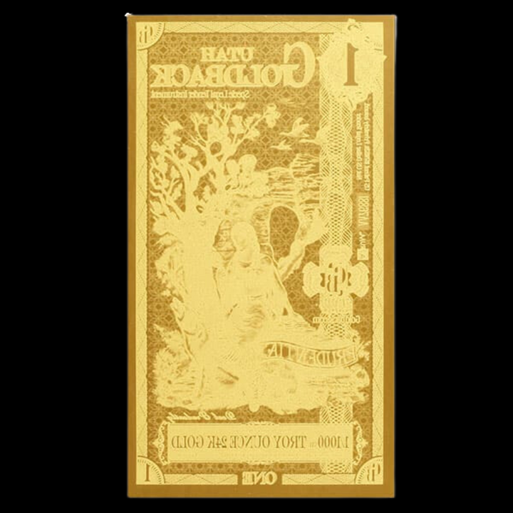1 Utah Goldback Note - Prudentiae