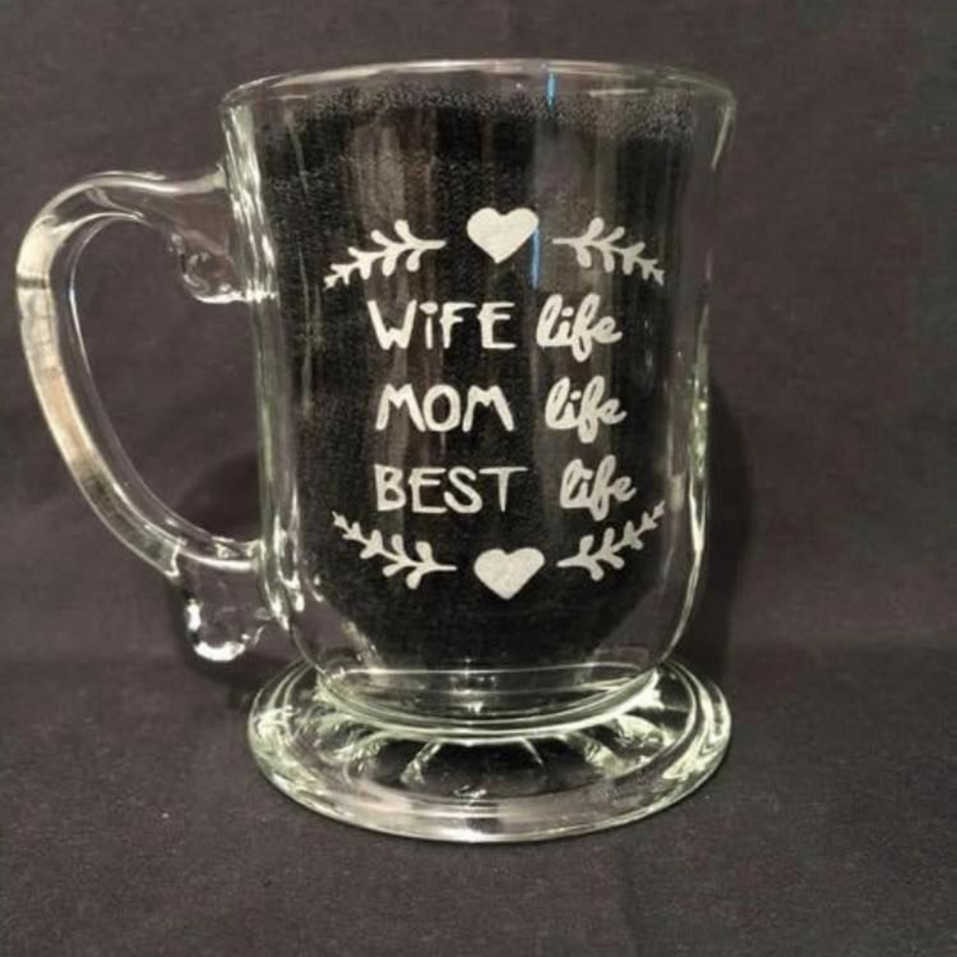 Handmade Glass Etching