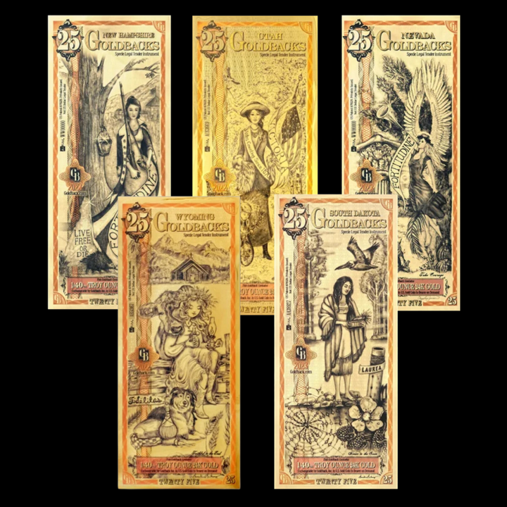 25 Goldback Note