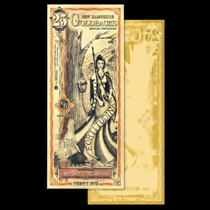 25 Goldback Note
