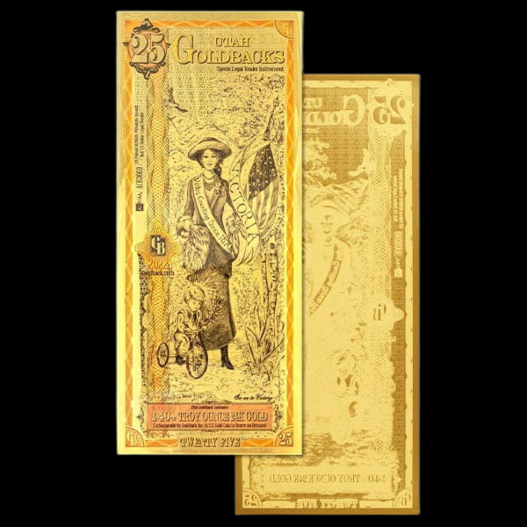 25 Goldback Note