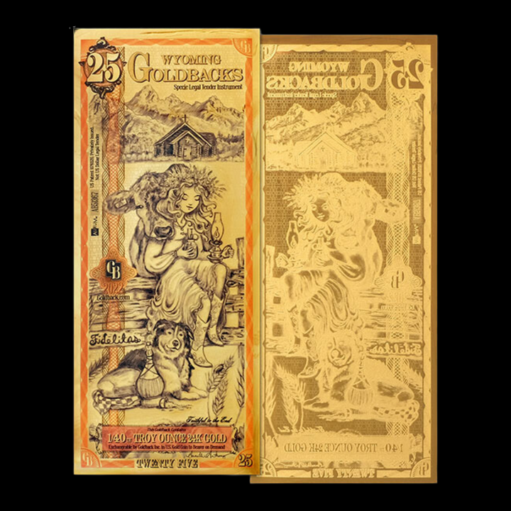 25 Goldback Note