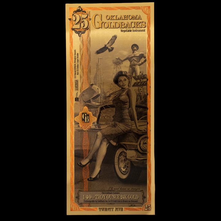 25 Goldback Note