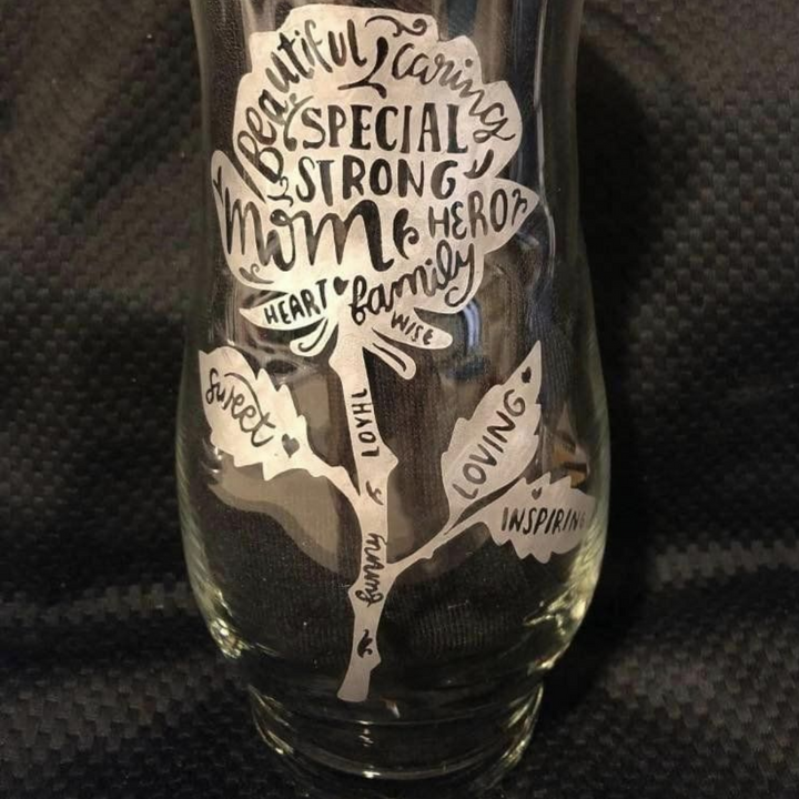 Handmade Glass Etching