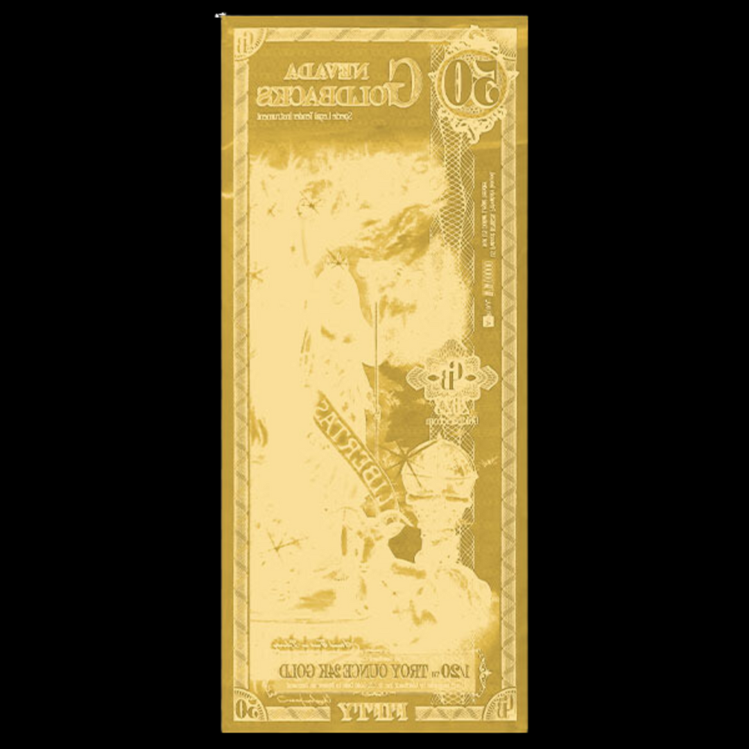 50 Nevada Goldback Note - Libertas