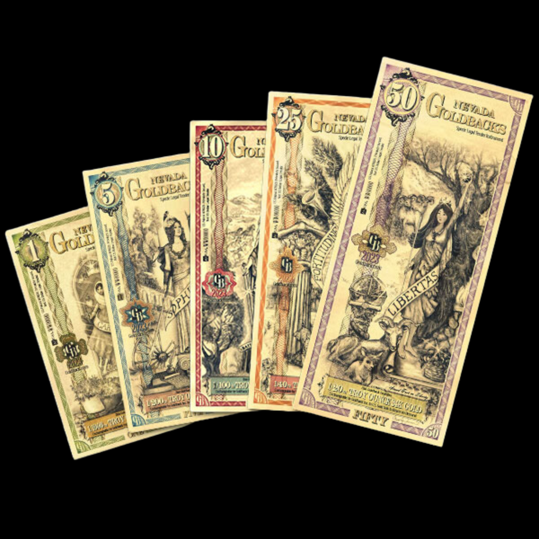 50 Nevada Goldback Note - Libertas