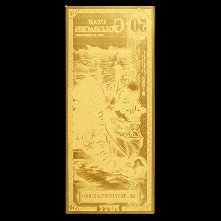 50 Utah Goldback Note- Libertas
