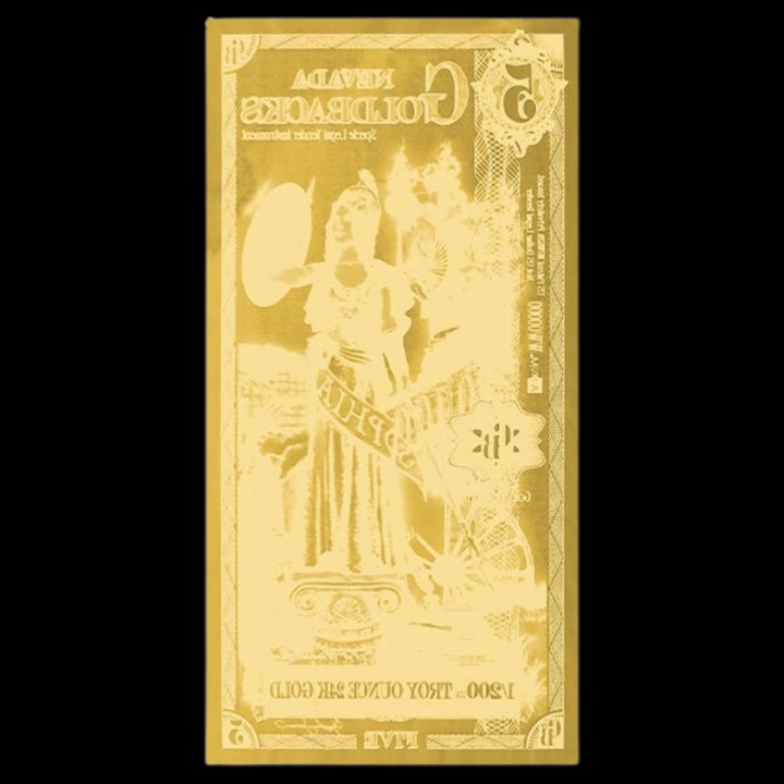 5 Nevada Goldback Note - Sophia