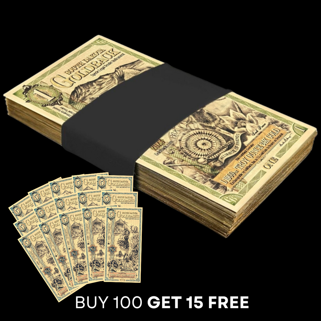 5 South Dakota Goldback Note - Industria