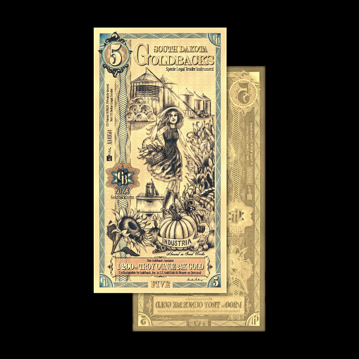 5 Goldback Note