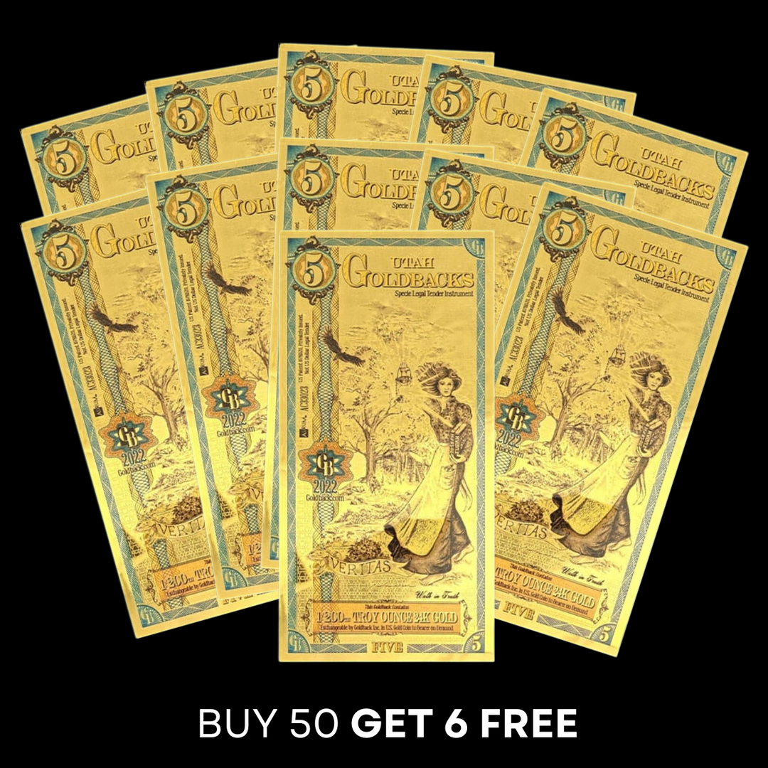 5 Utah Goldback Note - Veritas