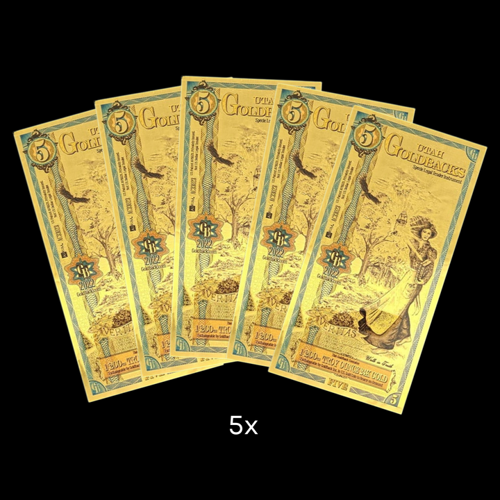 5 Utah Goldback Note - Veritas
