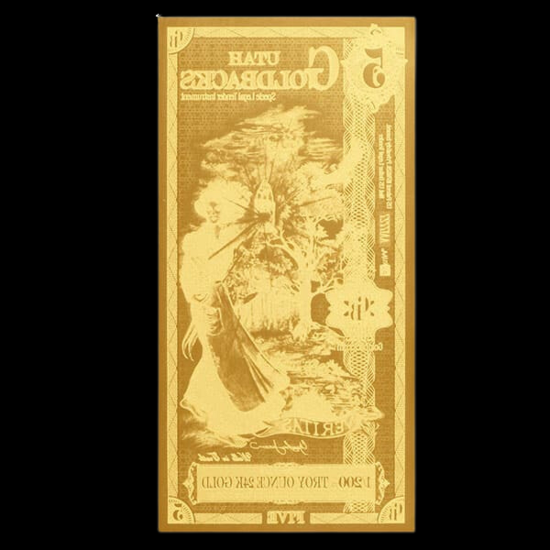 5 Utah Goldback Note - Veritas