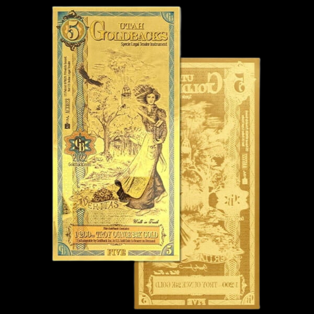 5 Goldback Note