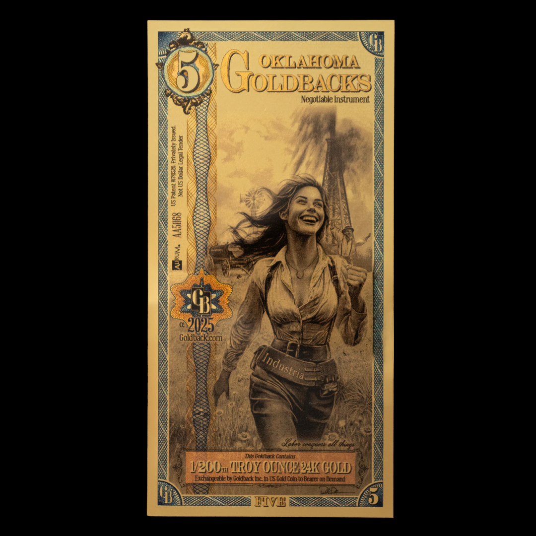 5 Goldback Note