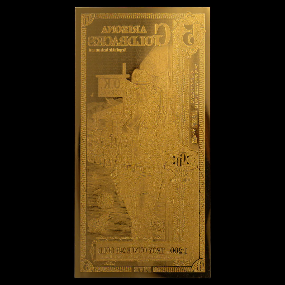 5 Arizona Goldback Note - Lex et Ordo