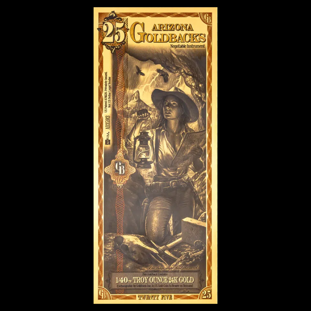 25 Goldback Note