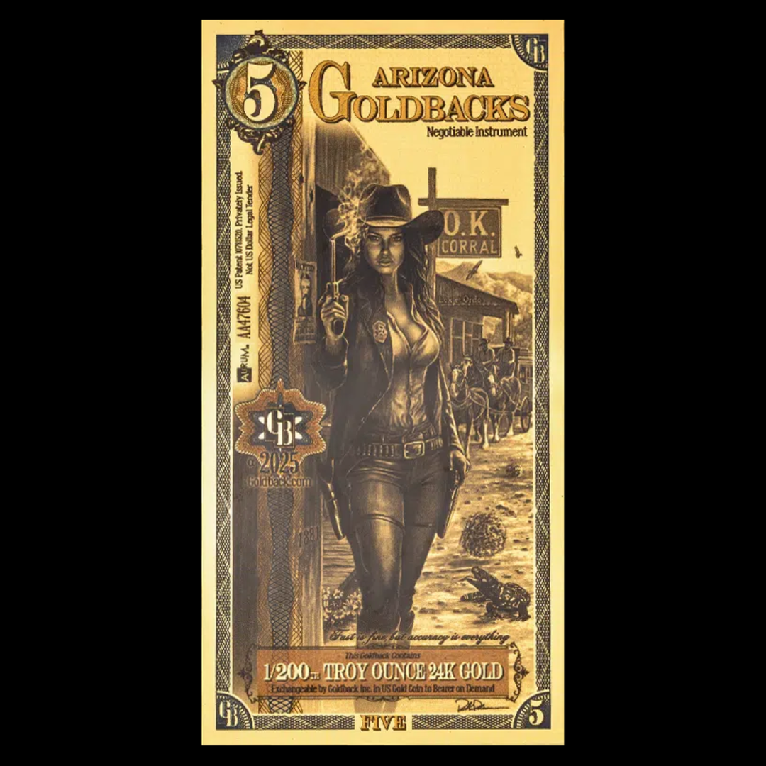 5 Goldback Note