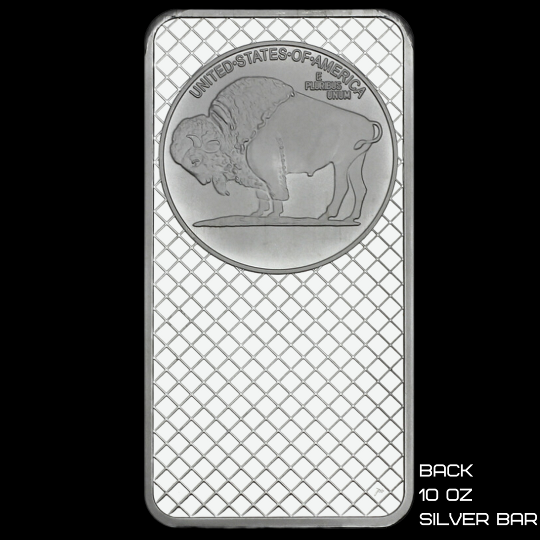 Buffalo Replica 10 oz .999 Silver Bar