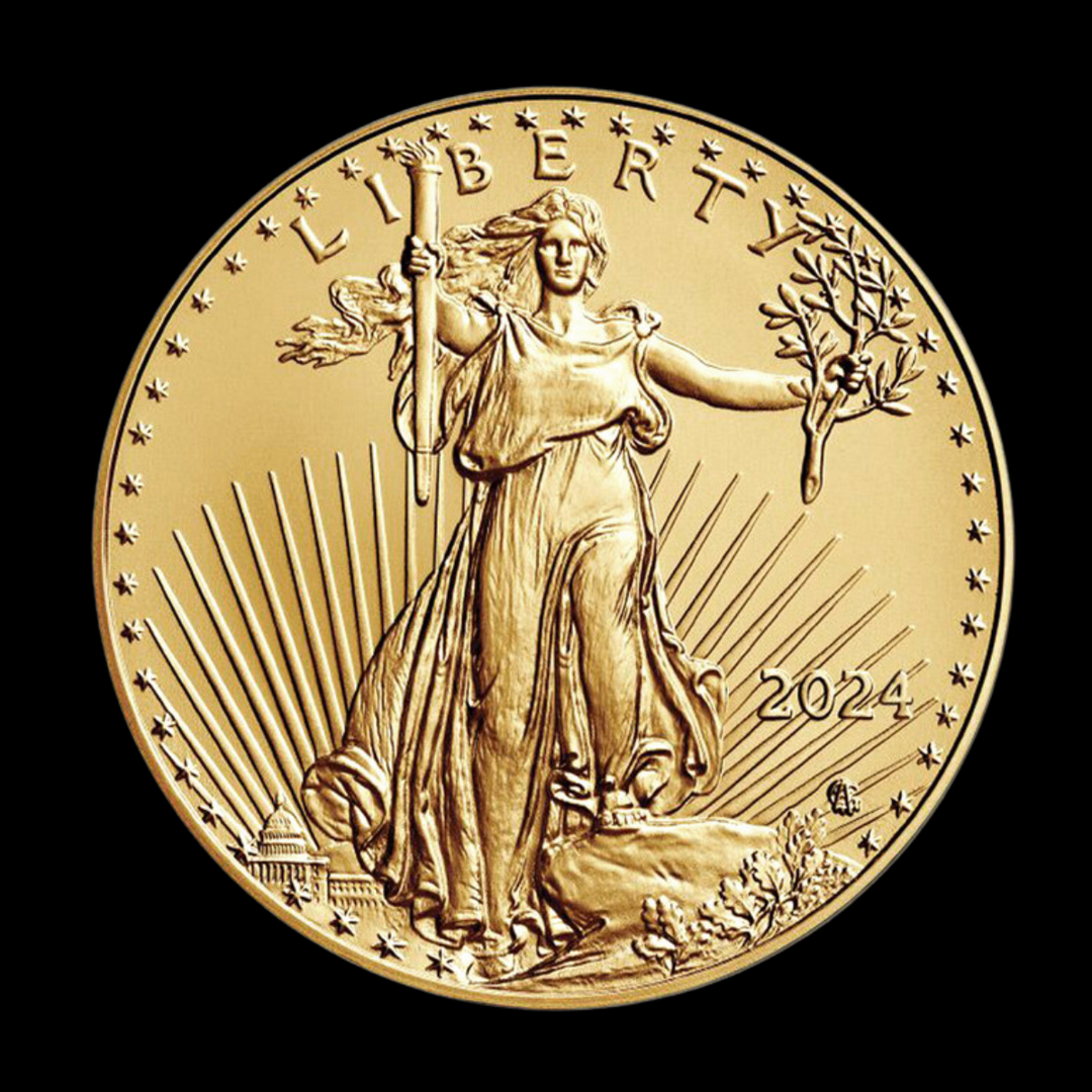 Gold American Eagle 1/2 Ounce BU Gold Coin