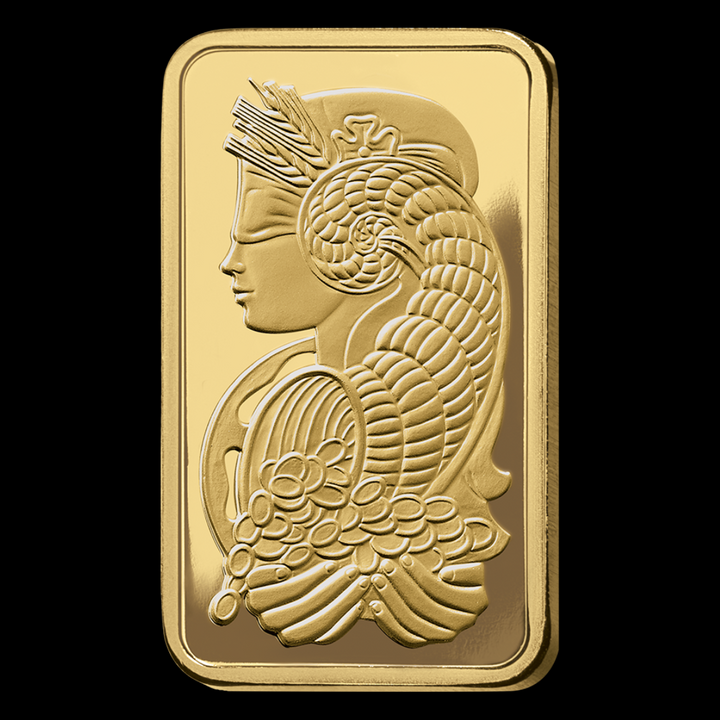 10 oz Lady Fortuna Gold Bar