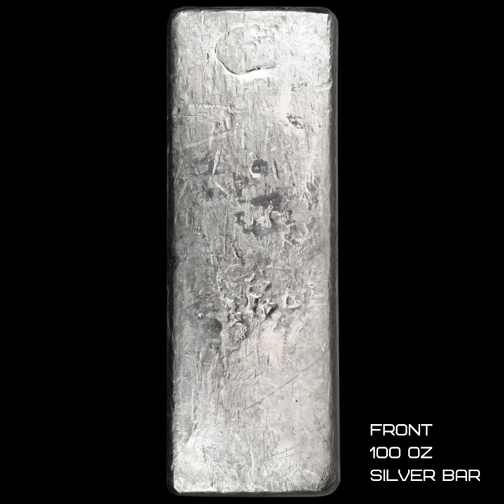 100 oz Silver Johnson Matthey Bar