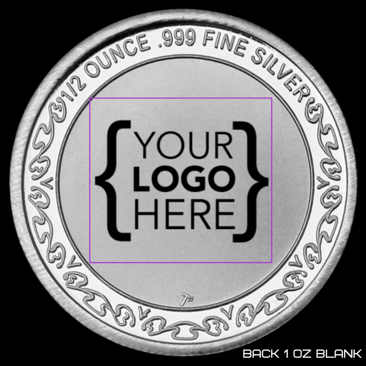 Blank 1/2 oz .999 Silver Medallion Legacy Coin