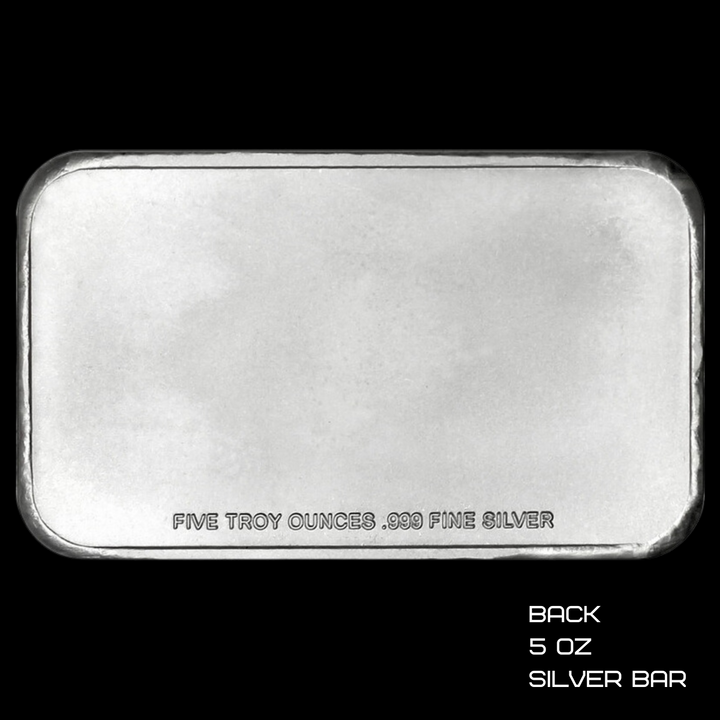 Blank 5 oz .999 Silver Legacy Bar