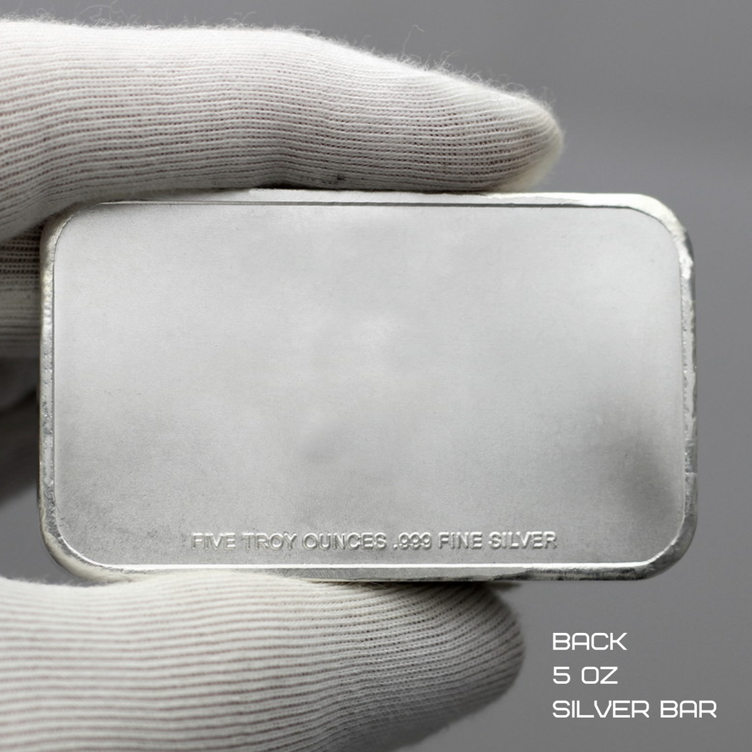 Blank 5 oz .999 Silver Legacy Bar