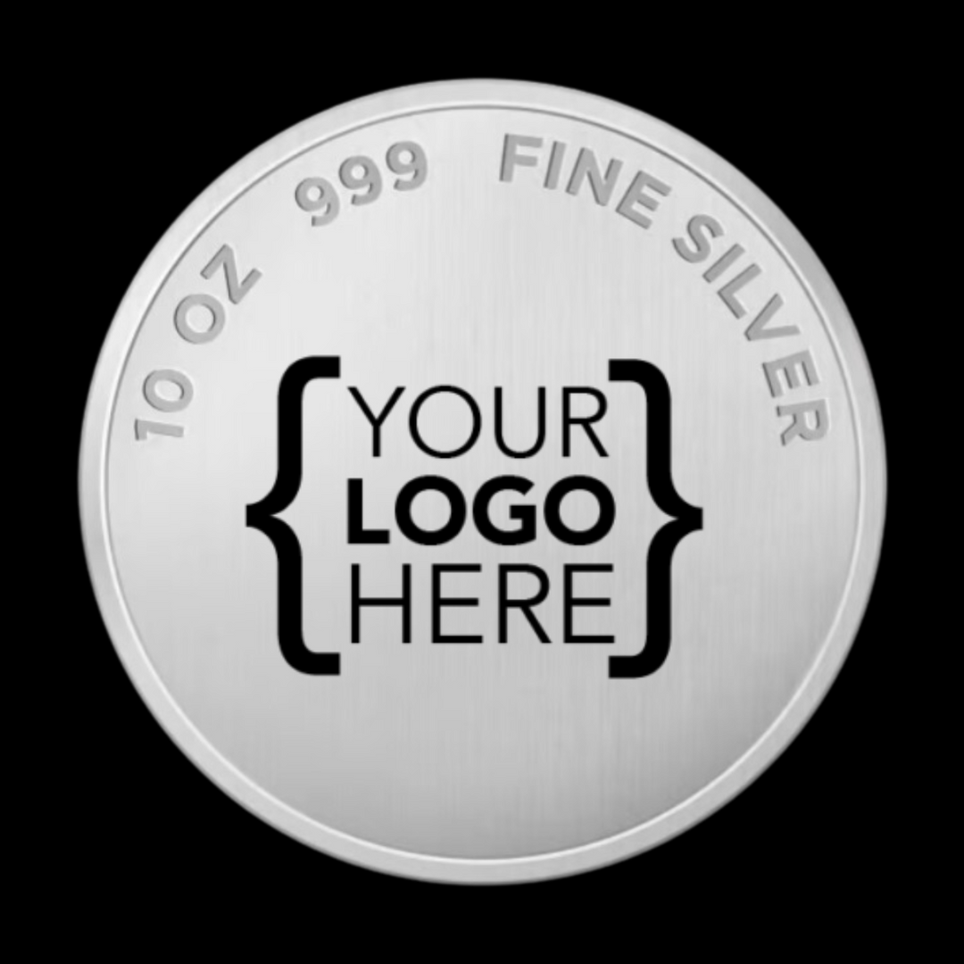 Blank 10 oz .999 Silver Coin