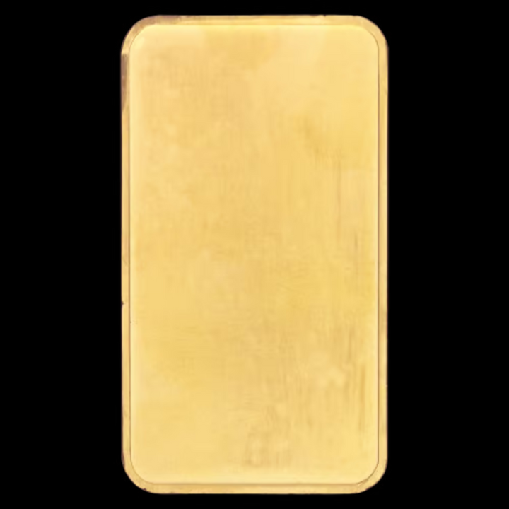 5 oz Blank Back Gold Bar | Johnson Matthey
