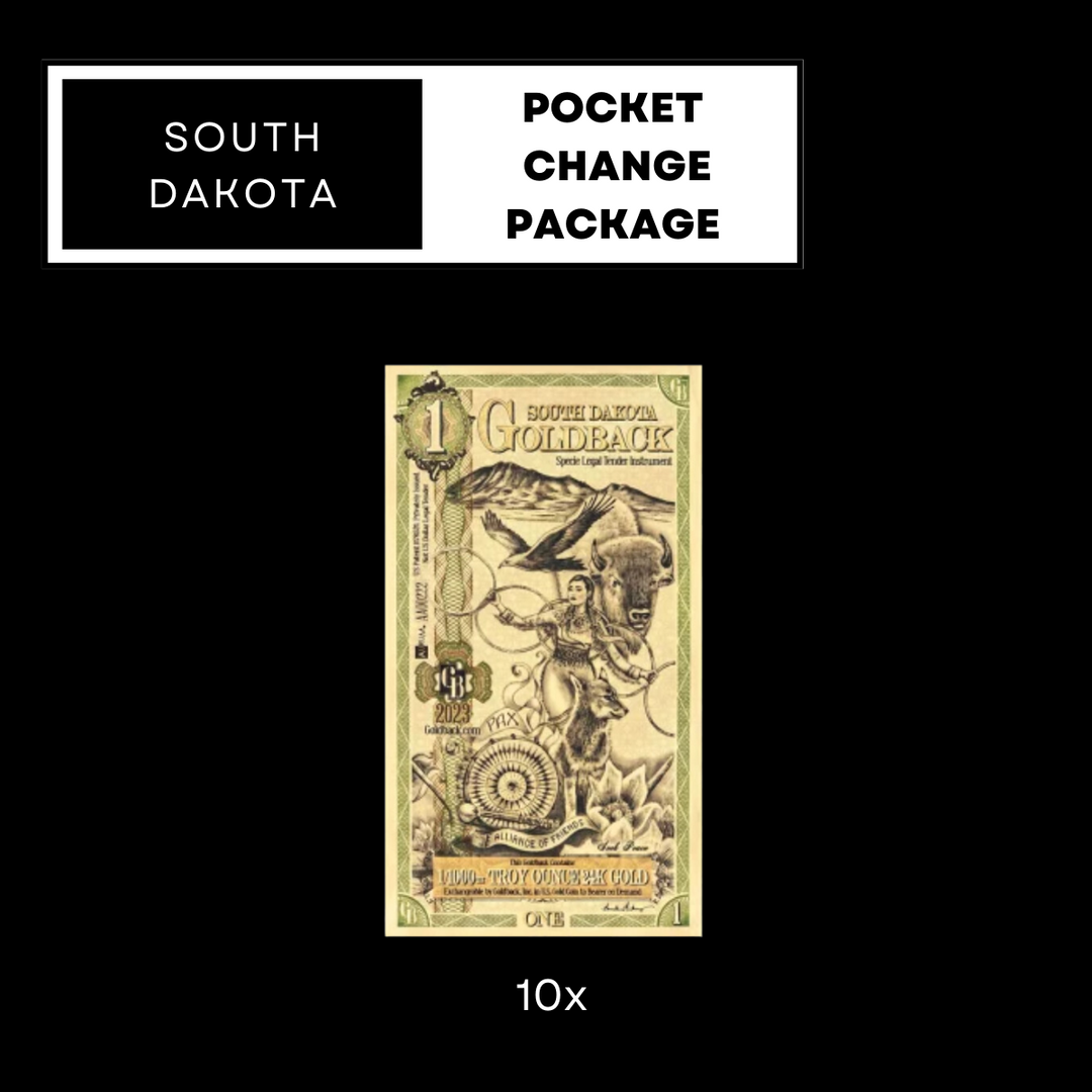 Goldback Note - Pocket Change 10 Pack