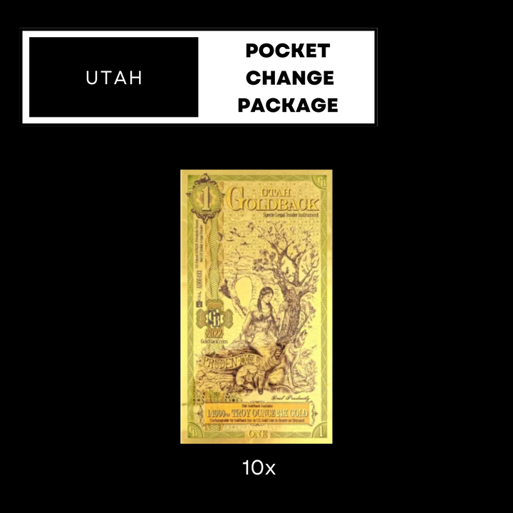 Goldback Note - Pocket Change 10 Pack