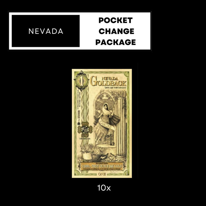 Goldback Note - Pocket Change 10 Pack