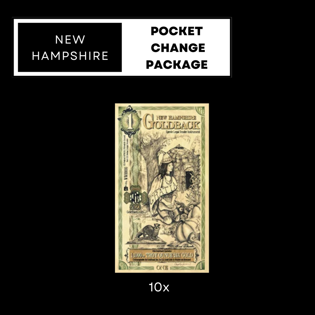 Goldback Note - Pocket Change 10 Pack