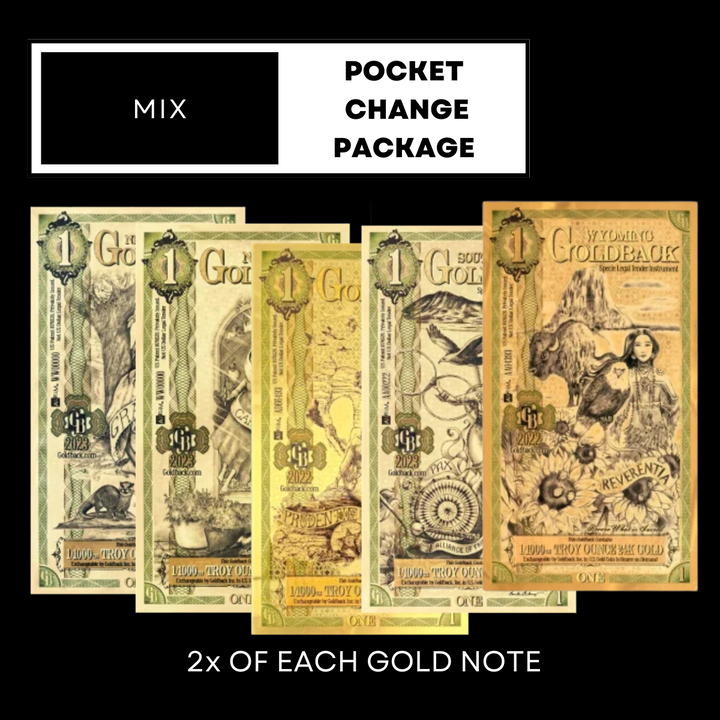 Goldback Note - Pocket Change 10 Pack