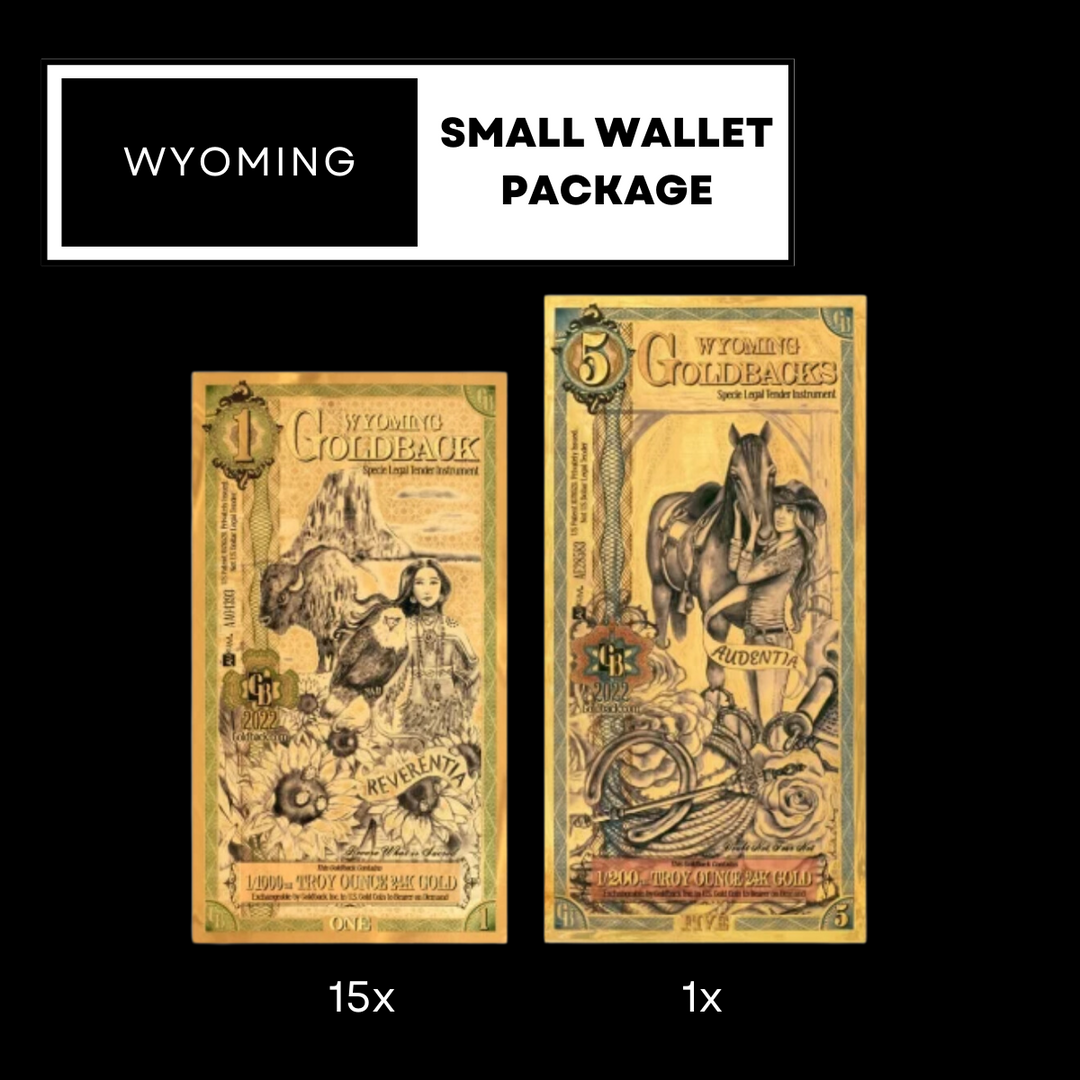 Goldback Note - Small Wallet Package