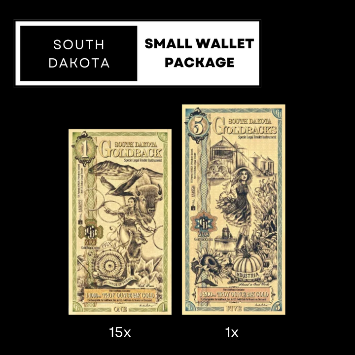 Goldback Note - Small Wallet Package