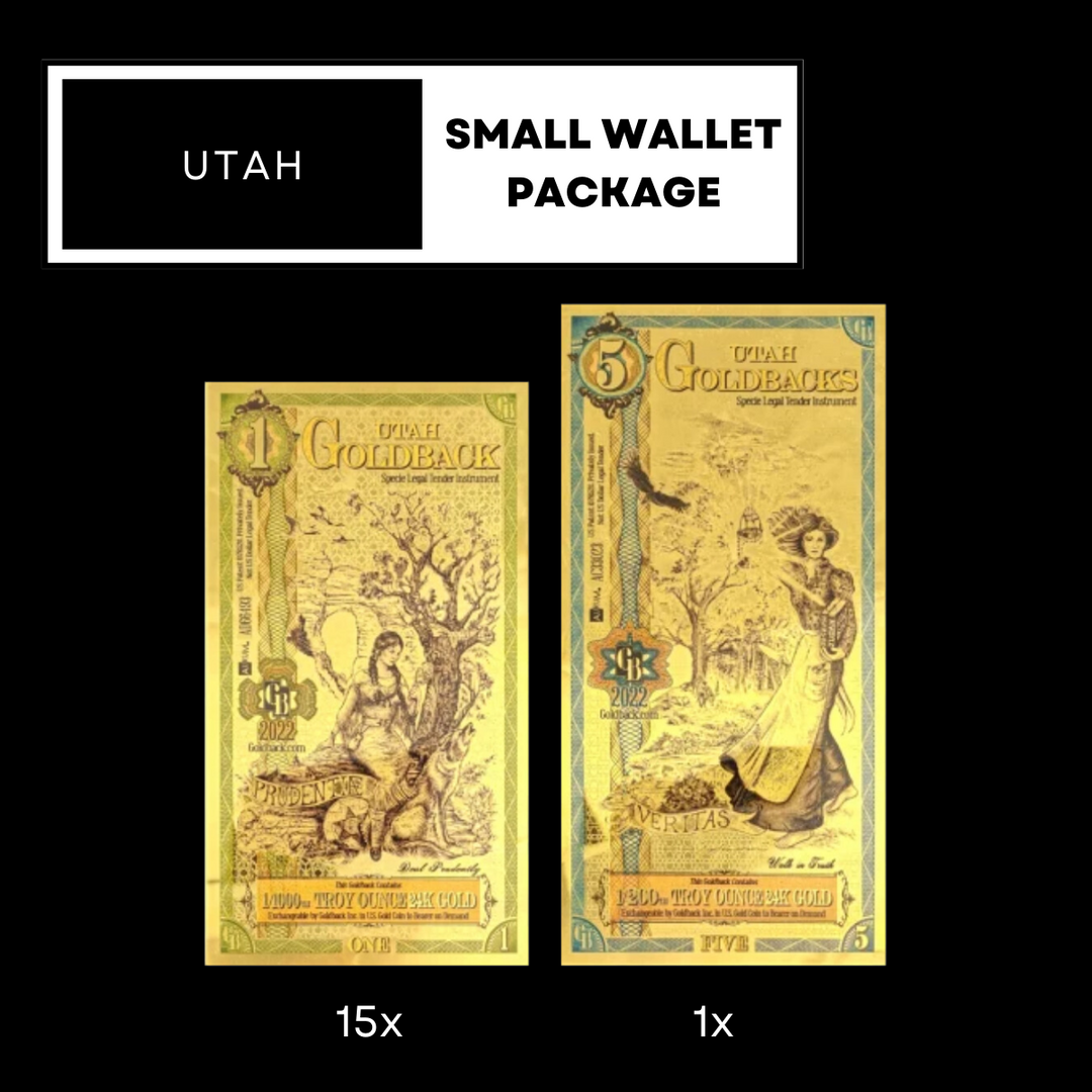 Goldback Note - Small Wallet Package