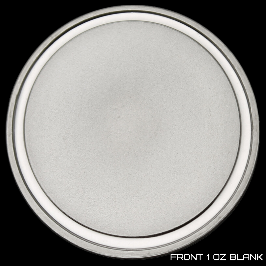 Blank 1 oz .999 Silver Medallion Legacy Coin