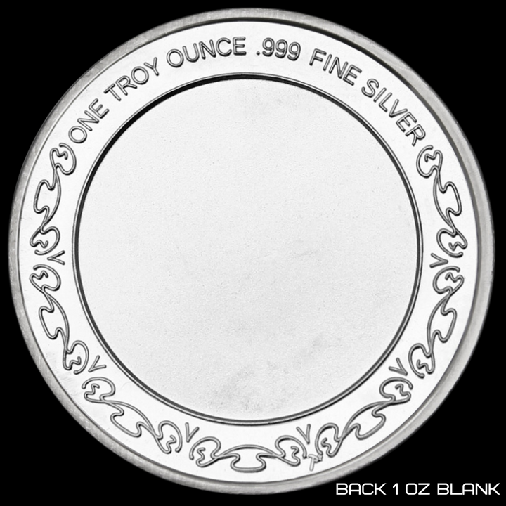 Blank 1 oz .999 Silver Medallion Legacy Coin