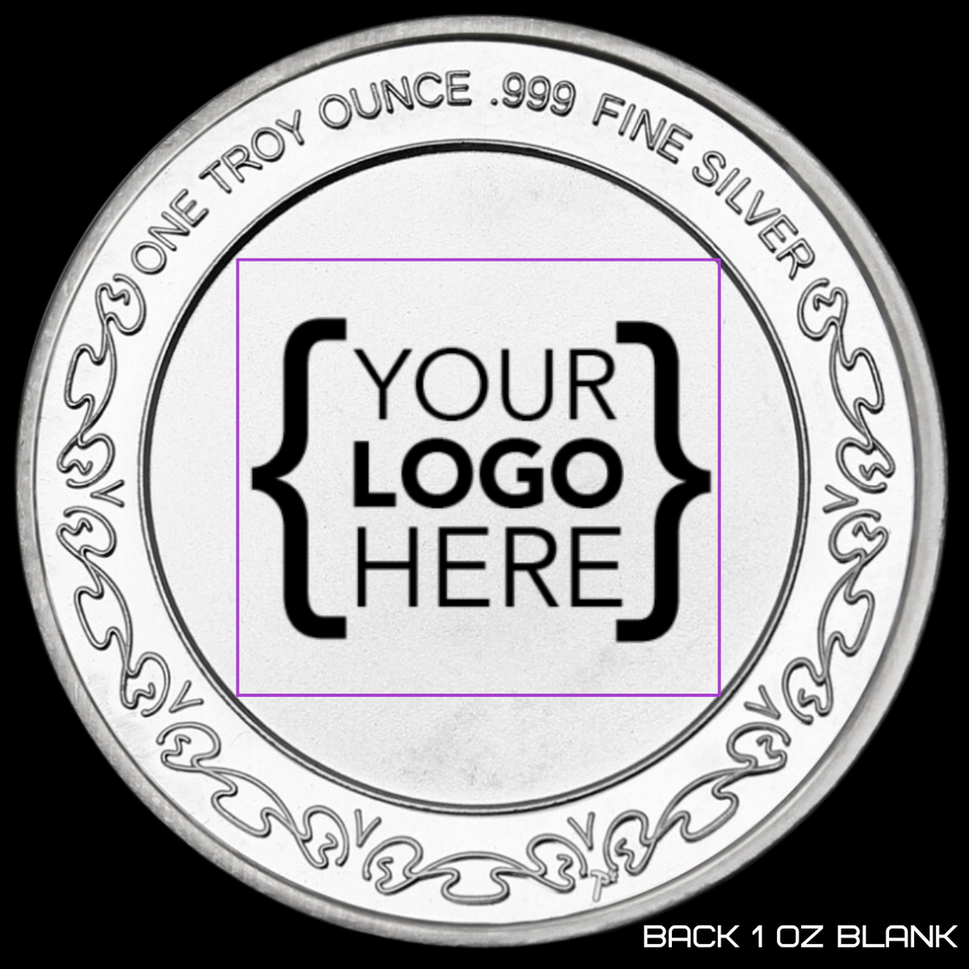 Blank 1 oz .999 Silver Medallion Legacy Coin