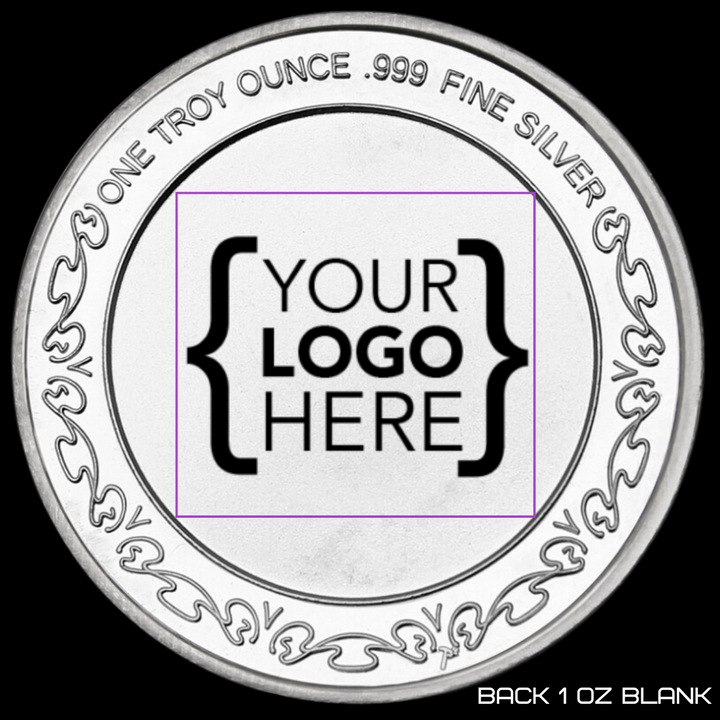 Blank 1 oz .999 Silver Medallion Legacy Coin