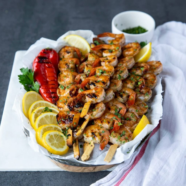 Shrimp Skewers - Herb and Garlic