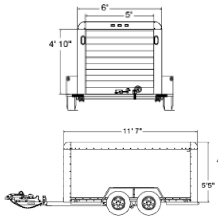 Cargo Trailer - 6' x 12' U-Haul