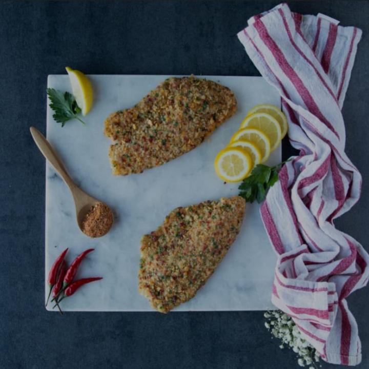 Caribbean Crusted Tilapia